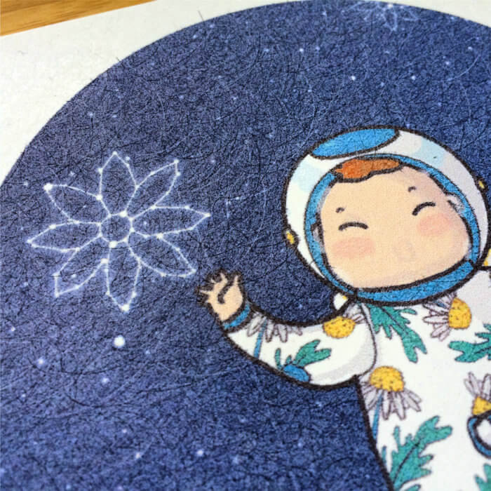 daisy the astronaut work in progress custom made illustration tostoini